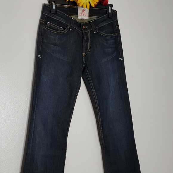 Peoples Liberation Jeans Bella Star Anthropologie Gold Star Luxury Long Bohemian - Picture 7 of 16